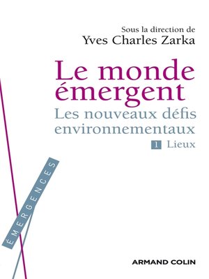 cover image of Le Monde émergent